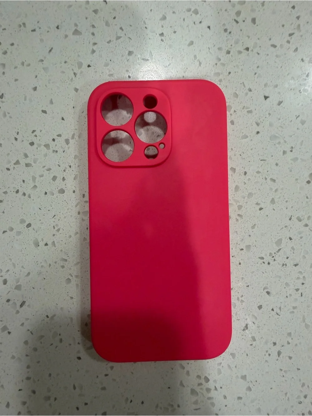 Bright Pink Silicone Phone Case For iPhone 14 Pro